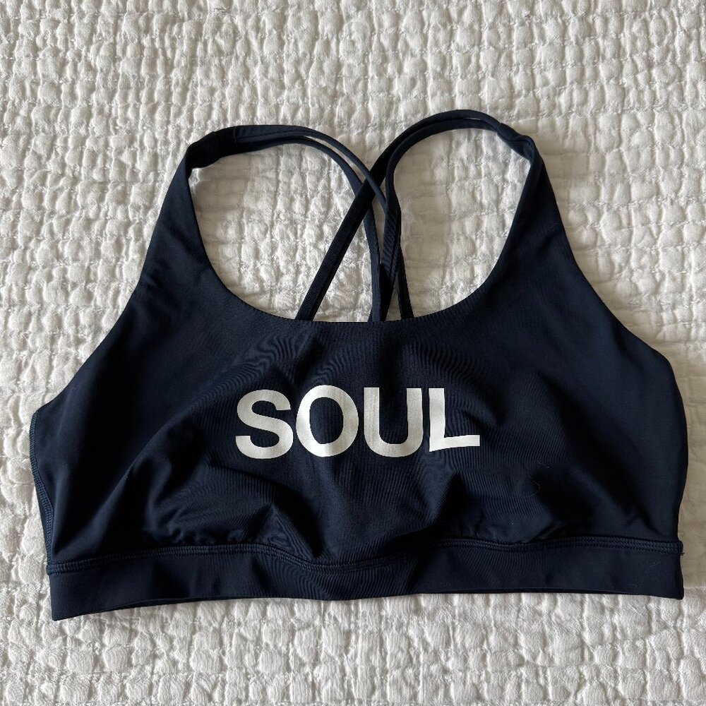LULULEMON X SoulCycle Strappy Energy Bra ‘Soul’ True Navy